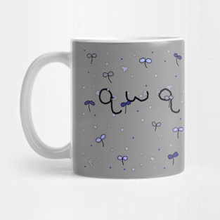 qwq kawaii plants Mug